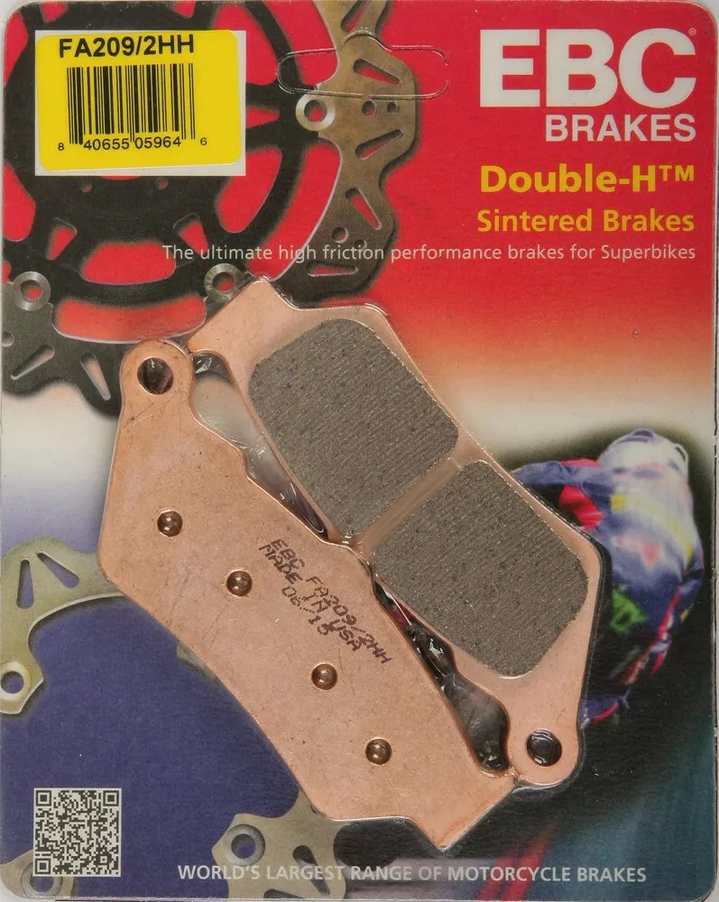 EBC Front Brake Pads, Sintered - FA209/2HH