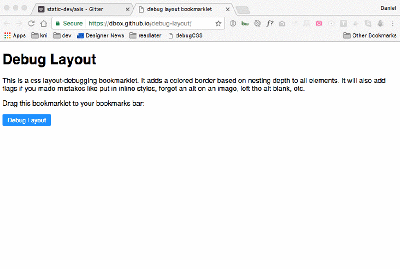 Debug Css Boxes With This Bookmarklet - Desktop City Photos for Desktop