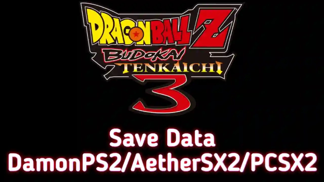 Dragon Ball Z Budokai Tenkaichi 3 Save Data