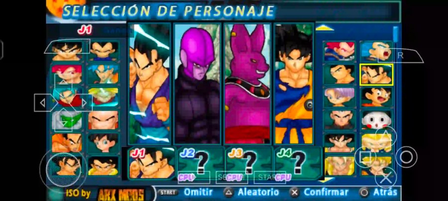 DBZ Tenkaichi Tag Team 2 Mod PSP