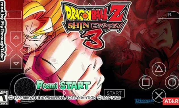DBZ Shin Budokai 3 PPSSPP mod homepage