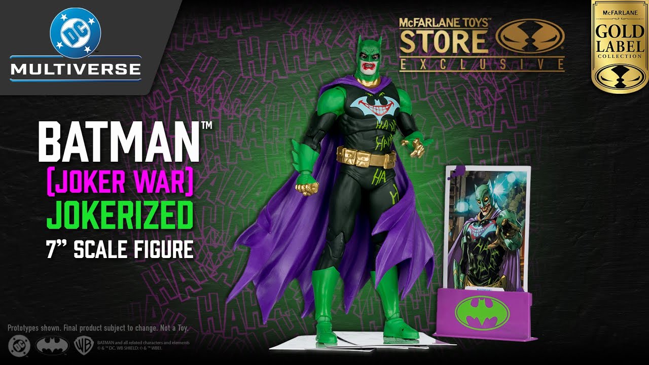 New DC Multiverse Batman (Joker War) Jokerized Figure Available