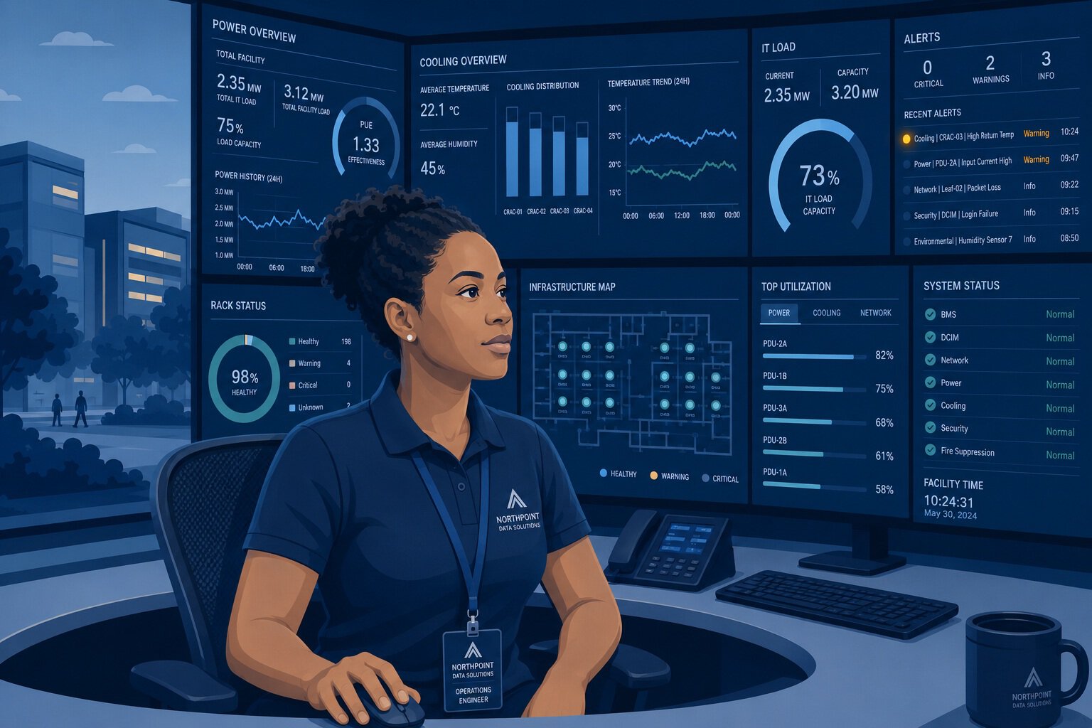 How Many People Work at an AI Data Center
