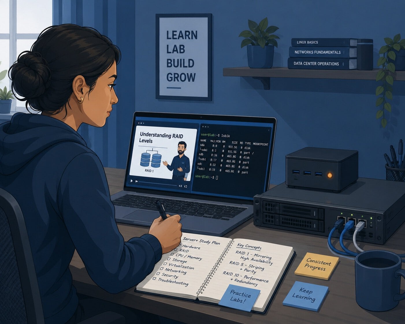 Self-Taught Data Center Career Path