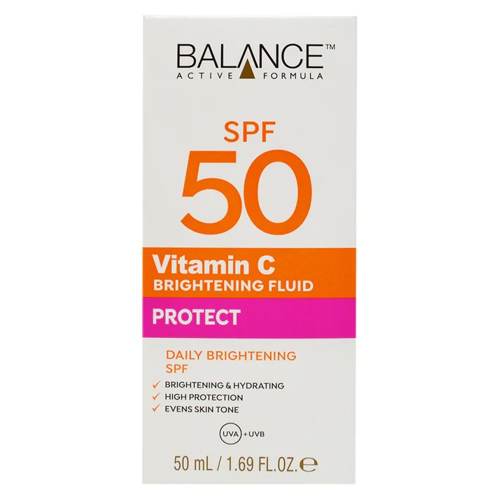 Balance SPF 50 Vitamin C Brightening Fluid Protect Sunscreen