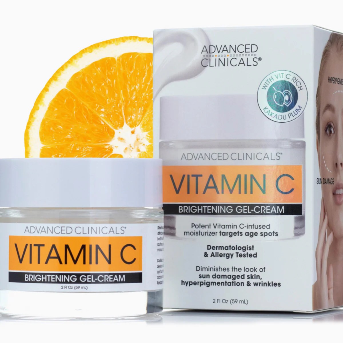 Advanced Clinicals Vitamin C Brightening Gel Cream