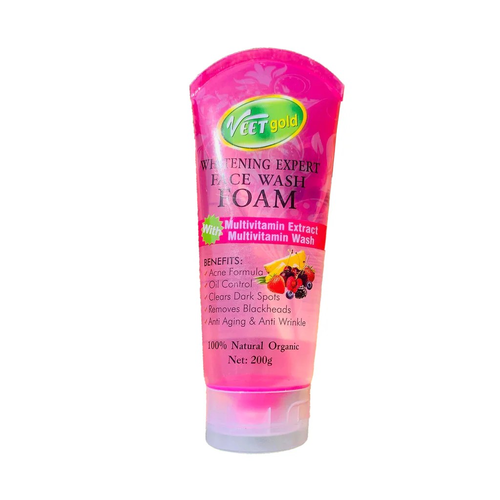 Veet Gold Whitening Expert Face Wash Foam