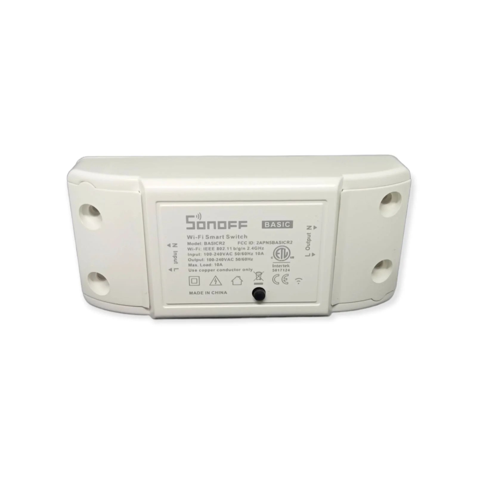 Interrupteur Connecté Wi-Fi SONOFF BASIC R2 - Compatible Alexa & Google Home - Neuf, Pour Domotique Facile