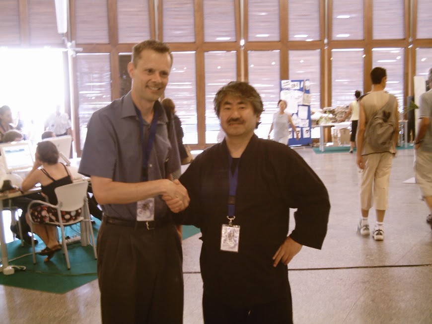 With friend Dr. Kensho Takeshi, Professor at Tokyo Teacher's University