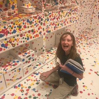 Field trip to see Yayoi Kusama's Infinity Mirrors exhibit.