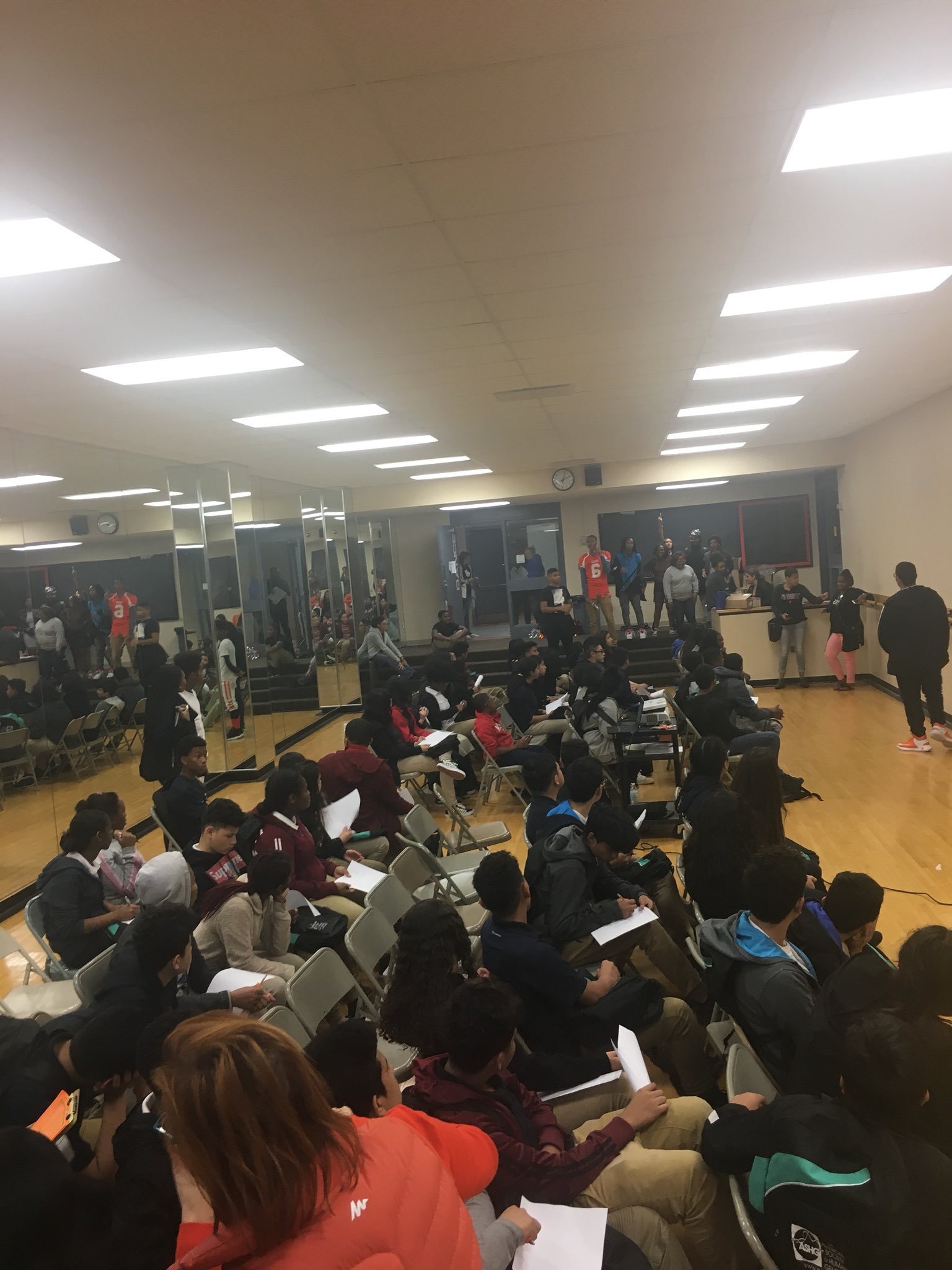 Coolidge HS hosted over 80 students for its middle school student shadow day on Oct. 19