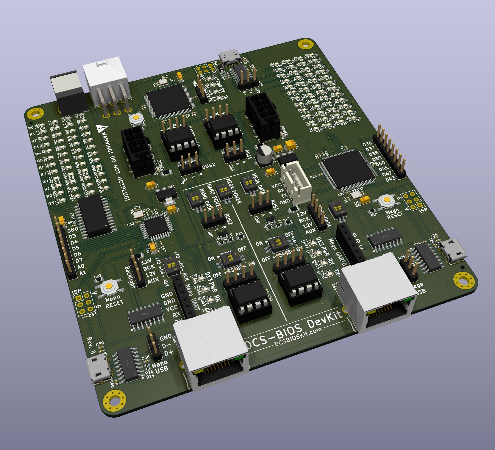 DCS-BIOS RS485 DevKit
