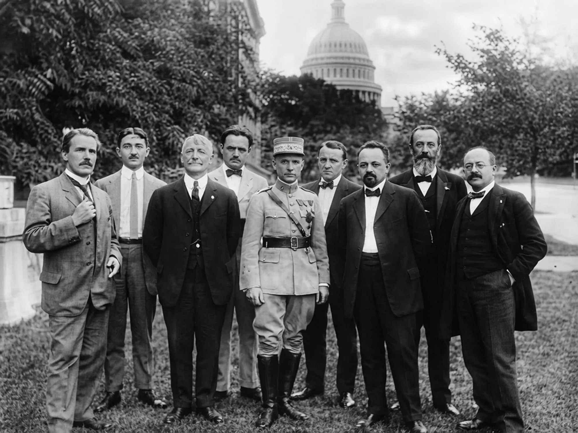 milan rastislav standing in in front of the nation's capitol.