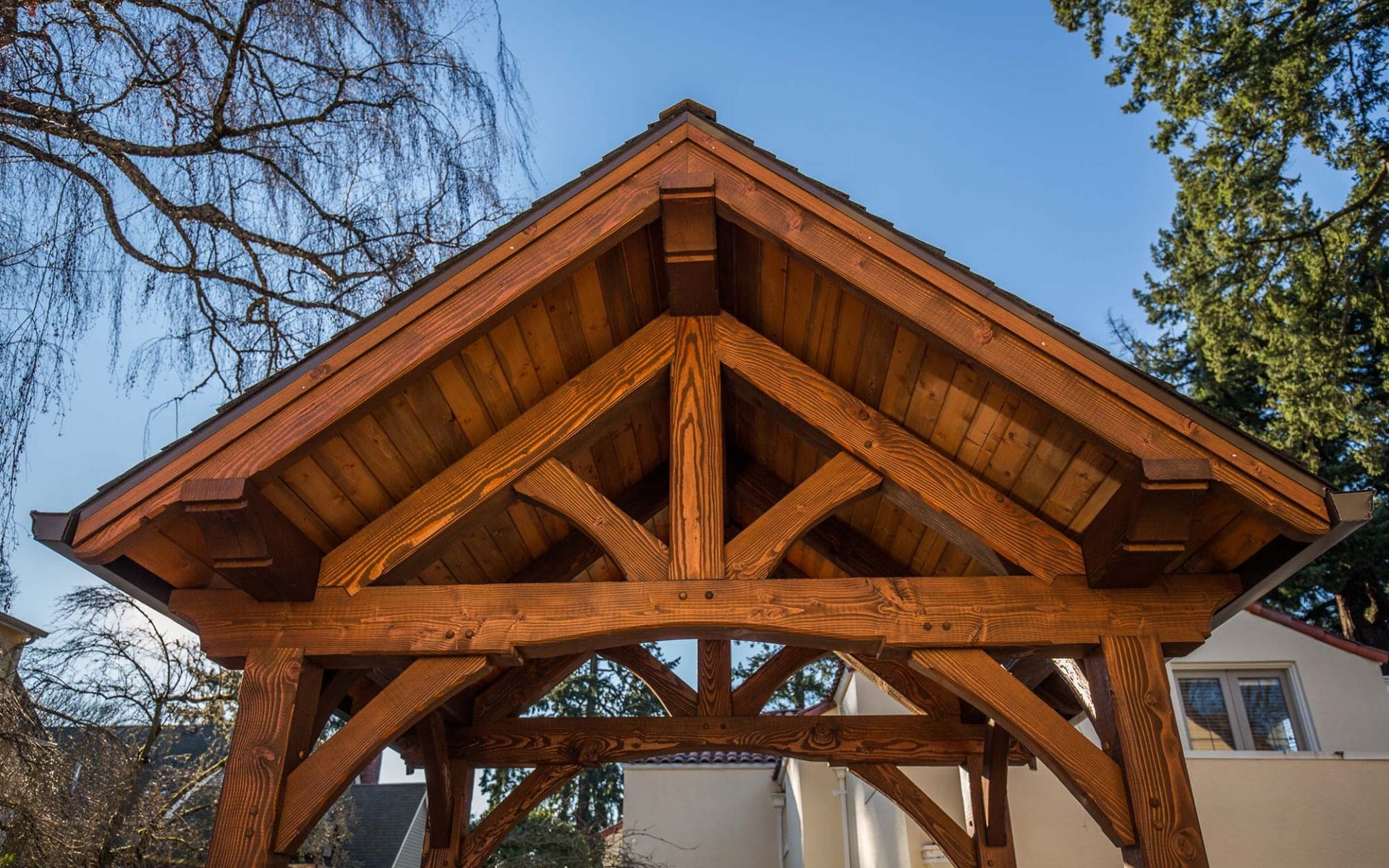 Shedbuilder magazine is the only trade magazine supporting that nationwide market for wooden sheds and backyard structures. Timberline Timber Frame Pavilion Kit - King Post Trusses