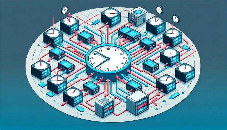 Sync Time For The Three Main Sync Protocols In Good Solid Line And - Premium City Wallpaper Gallery - Mobile