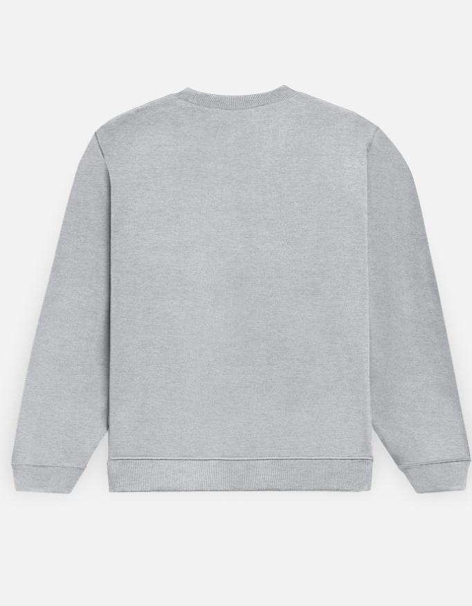 Solid Grey Unisex Sweatshirt