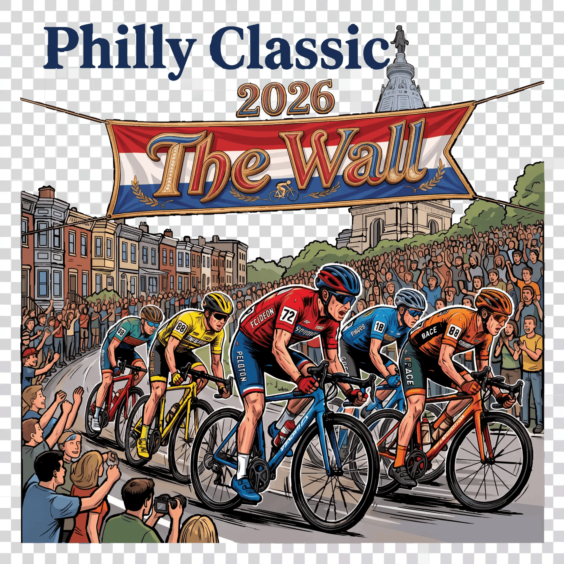 PHILLY CLASSIC THE WALL READY TO PRESS DTF TRANSFER