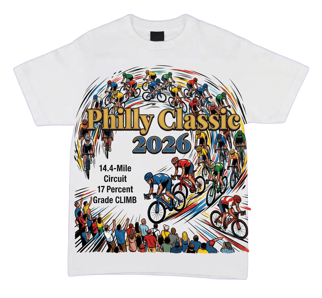 Philly Classic custom apparel graphic t-shirt design mockup | D-Day Entertainment Philadelphia