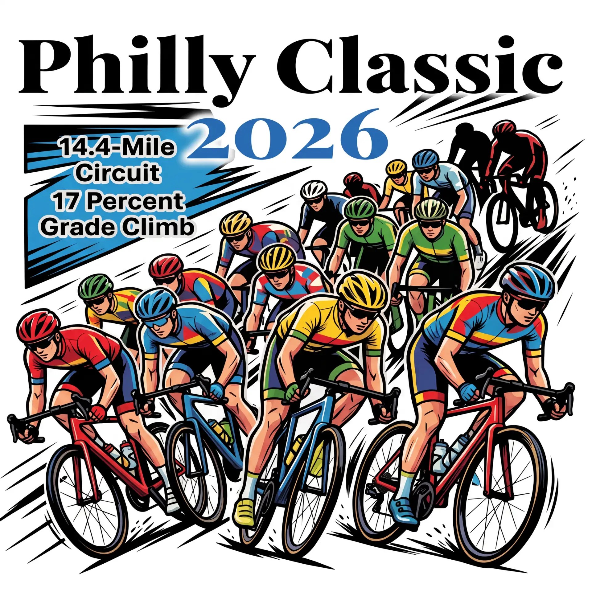 PHILLY CLASSIC 2026 RACE RADY TO PRESS DTF TRANSFER
