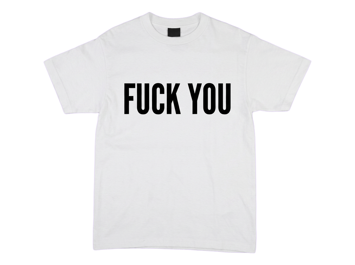 CUSTOM "FU” TSHIRT