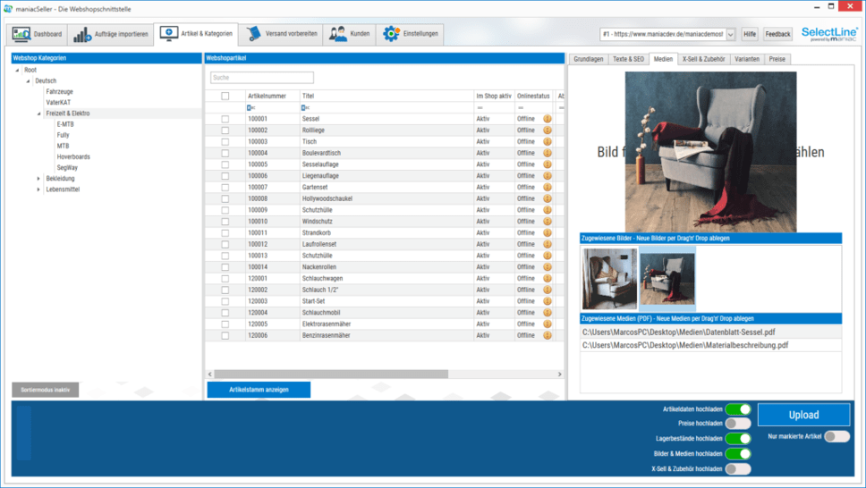 SelectLine Shopware - eCommerce