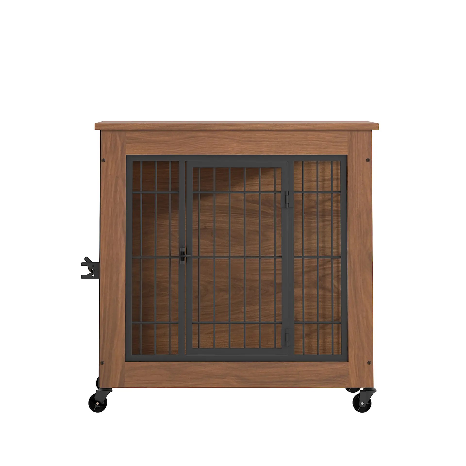 Dog Crate Furniture with Wheels for Small Dogs