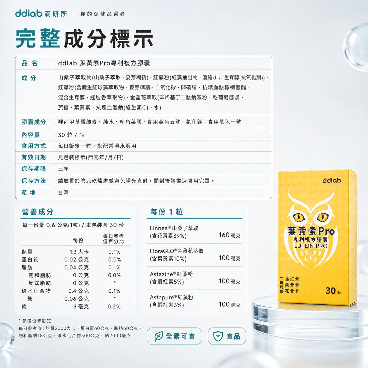 葉黃素產品說明 6