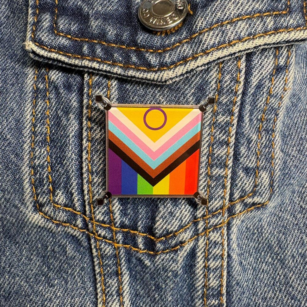 Pride pro wrestling ring 1.5in pin badge, WWE, AEW, NXT Jewellery