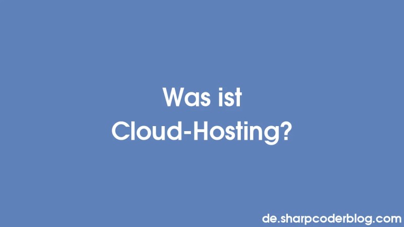 What Is Cloud Hosting Sharp Coder Blog - High Resolution Colorful Designs for Desktop