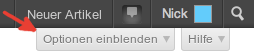 Optionen einblenden