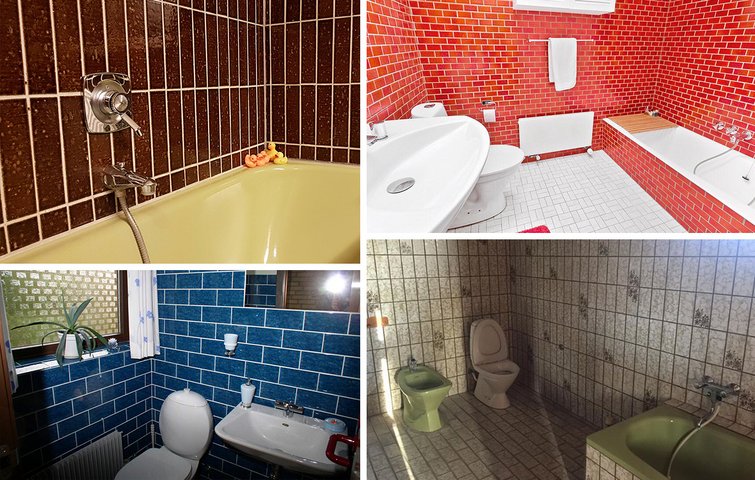 Se Flotte Retro Fliser Til Badevaerelse Og Kokken Swipe I 60 Billeder