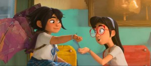 forgotten island review h e r and dave franco give life to gorgeously animated and frenetic toon