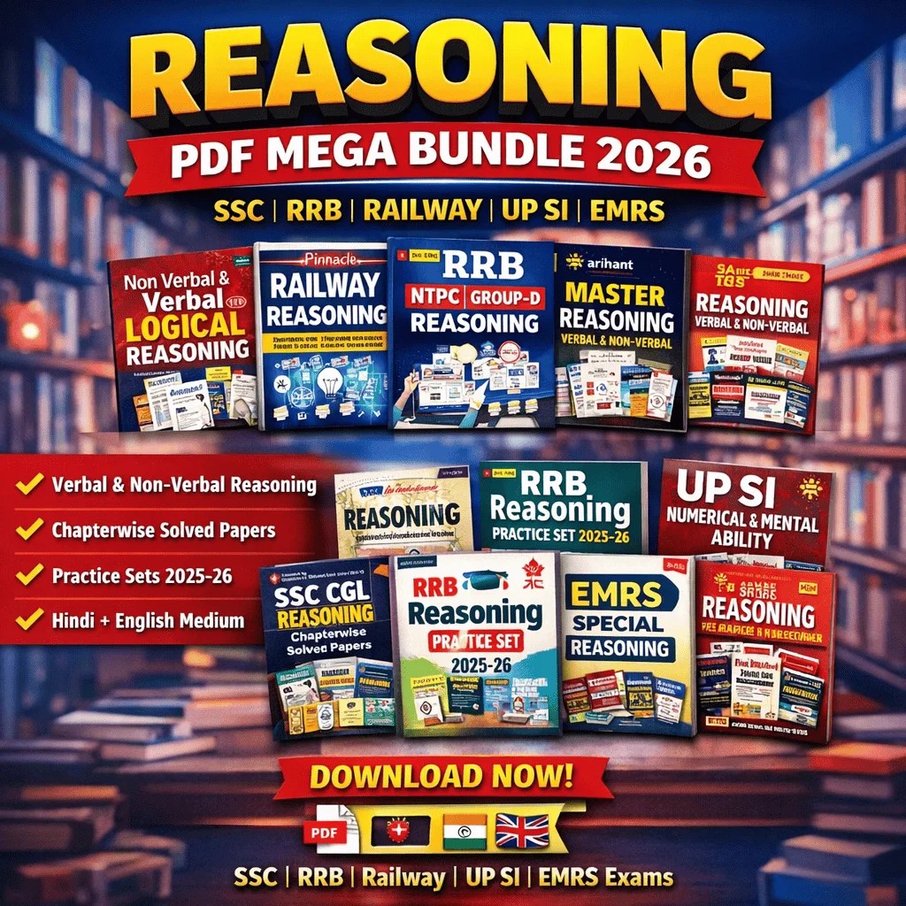 (12+ PDF) Best Reasoning Books PDF with Practice Sets (Hindi & English)