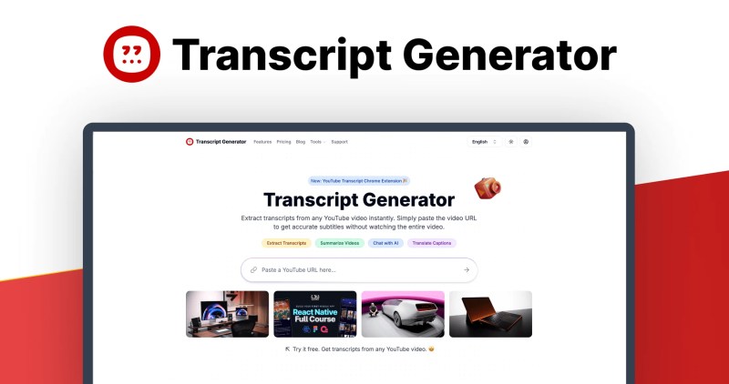 Transcript Generator - Landscape Illustration Collection - Desktop Quality