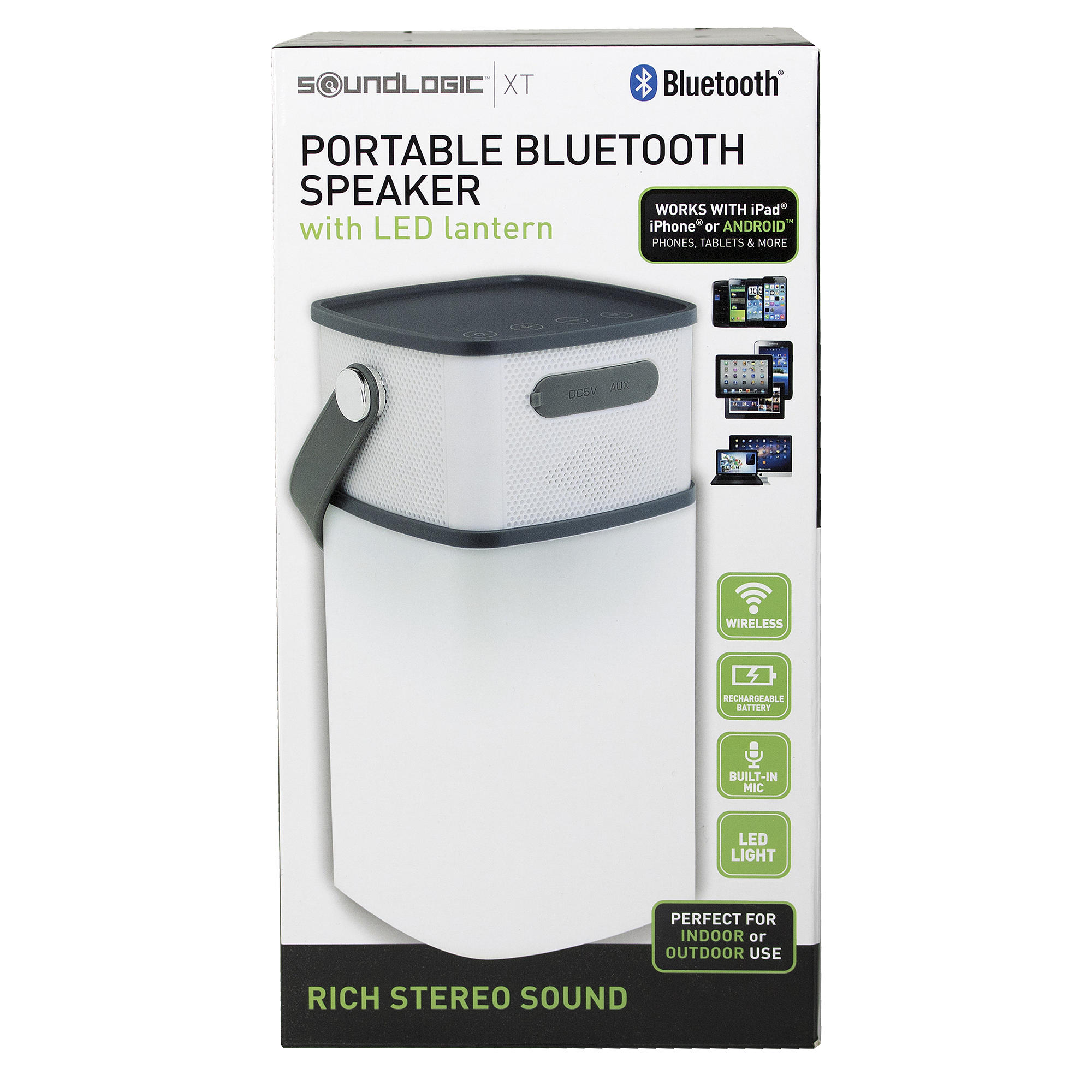 kmart bluetooth portable speaker with led lights