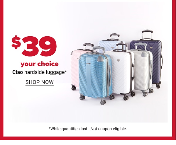 belk luggage coupons