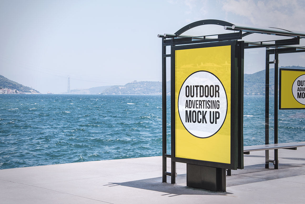 4 Free Outdoor Ad Mockups — Discounted