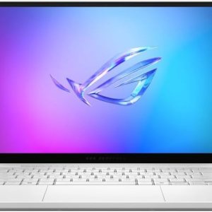 ASUS ROG Zephyrus G14 Latest 2025 14" 3K OLED 120Hz Gaming Laptop Copilot+ PC AMD Ryzen AI 9 HX 370 NVIDIA RTX 5080 32GB RAM 2TB SSD Platinum White