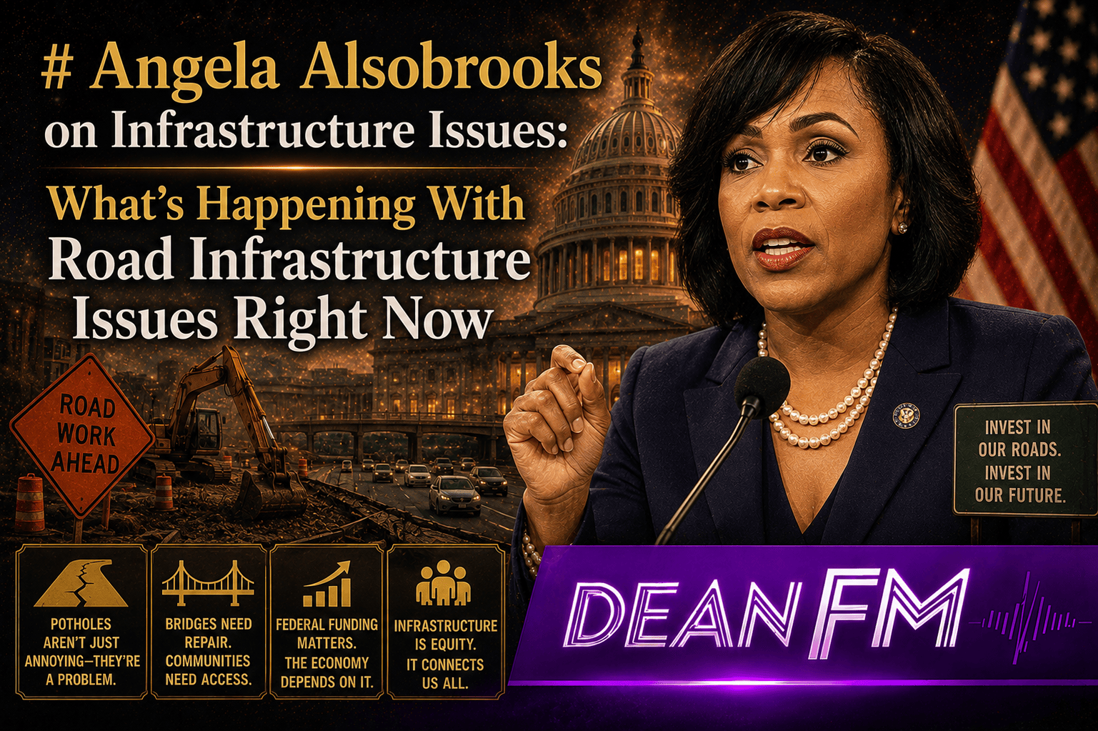 Angela Alsobrooks on Infrastructure Issues: What’s Happening With Road Infrastructure Issues Right Now