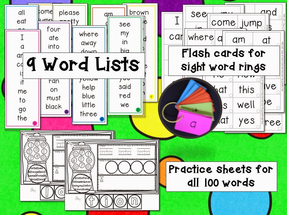 Cl blend words for kindergarten reading. Sight Words Making Them Stick Mrs Jump S Class