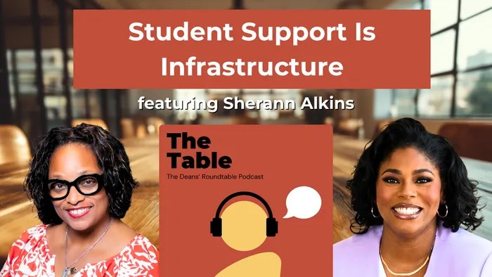 student support as infrastructure