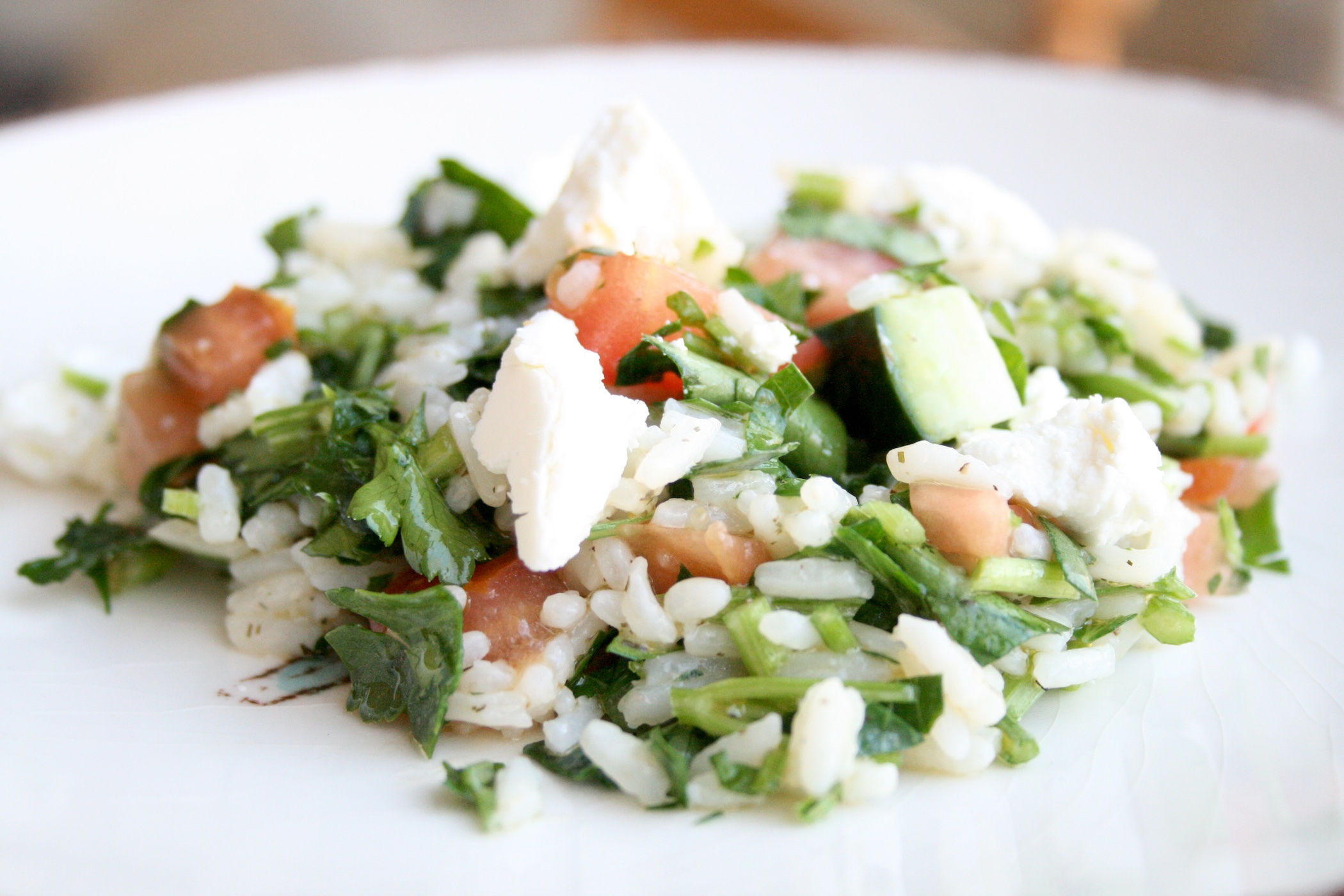 Tabbouleh Salad (Rice and Dill Style)