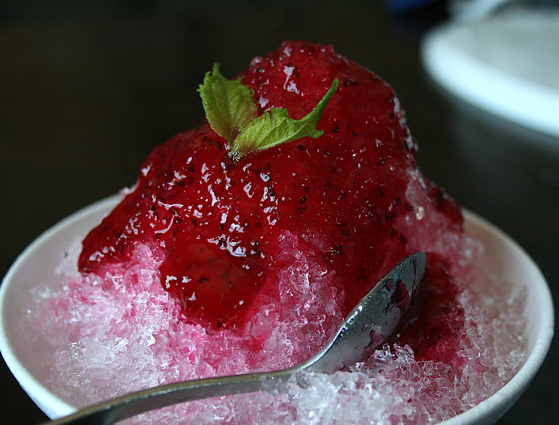 Rose Currant Shaved Ice