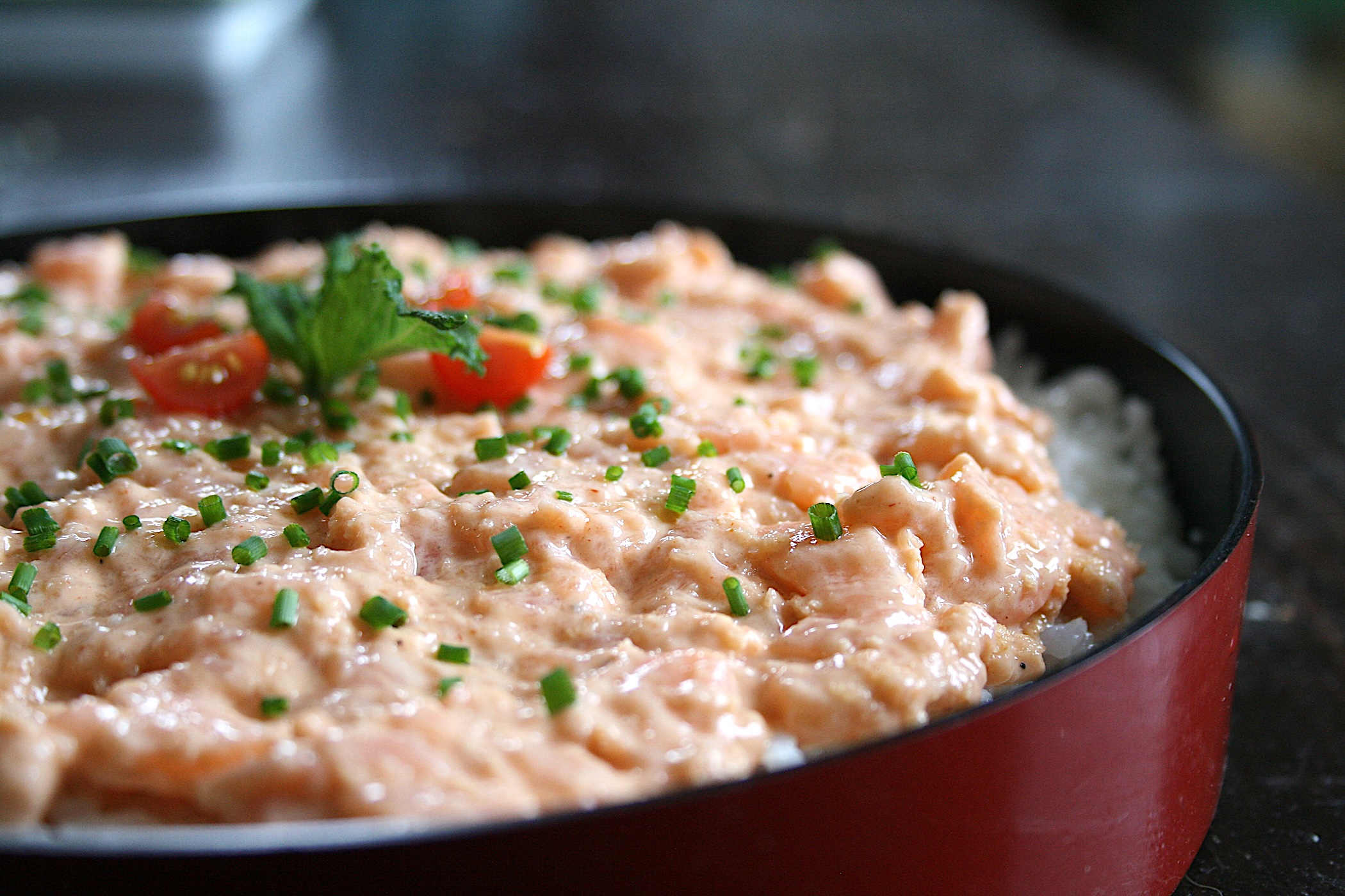 Spicy Salmon Chirashi