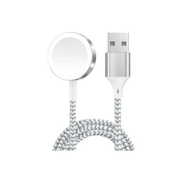 Green Lion Nylone Rope iWatch Magnetic Charging Cable