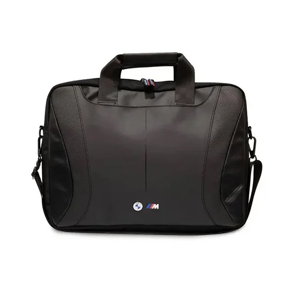 BMW PU Leather Carbon Edges and Perforated Laptop Bag