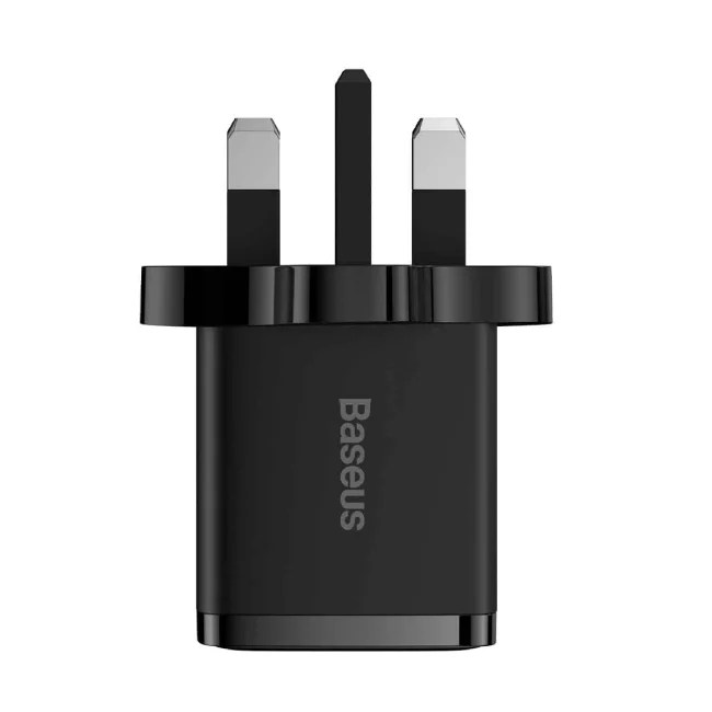 Baseus Compact 10.5W UK 2U USB Travel Charger