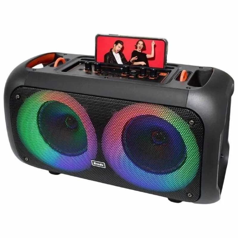 Brodu Karoke Bluetooth Speaker BTS-1709 with Wireless Microphone