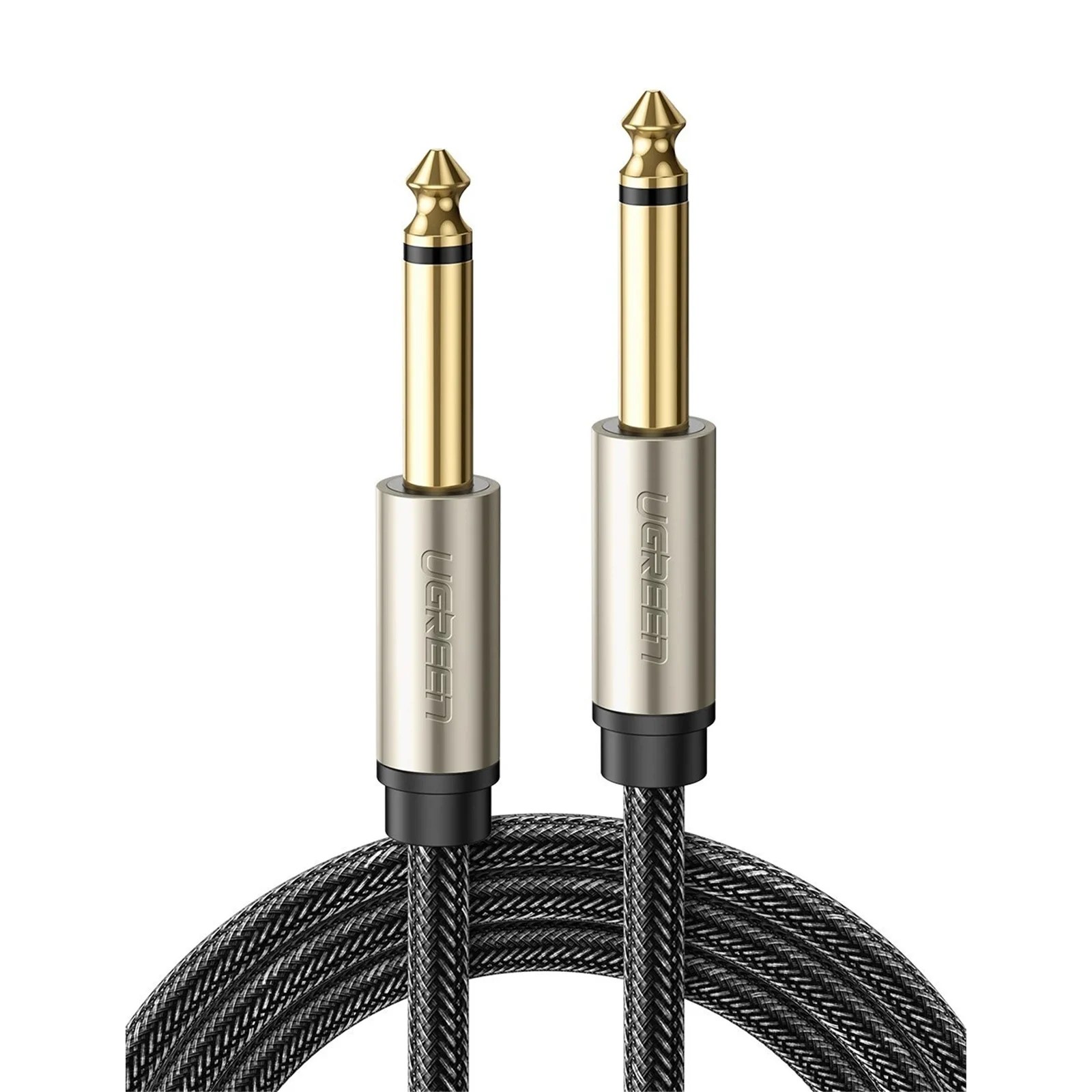 UGREEN 6.35mm Male to 6.35mm Male Stereo Auxiliary Aux Audio Cable – 2M