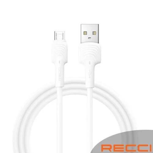 RECCI RTC-N25M 2.4A 1m Wave Micro Data Cable